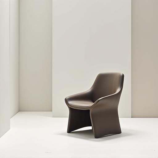 Chaise design sur mesure dans un décor minimaliste.